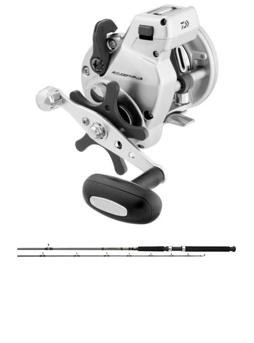 Daiwa Wilderness/Accudepth Trolling Line Counter Combo