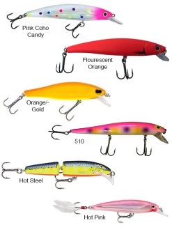 Lake Superior Spring Coho Stickbait Assortment